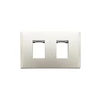 Placa 2 Modulos Bticino Nobile Perla AF5S2NA 2