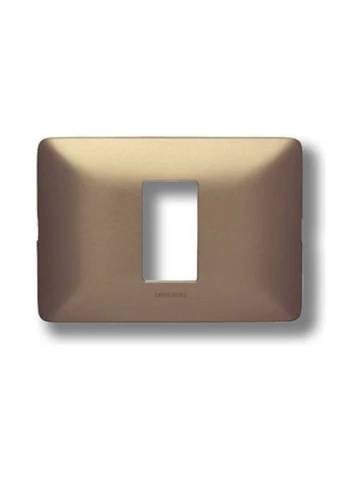 Placa Bticino Matix 1 Modulo Aluminio Titanio SAM503M1TI