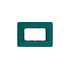 Placa 3 Mod. Bticino Matix Esmeralda C/soporte SAM4803CVSF