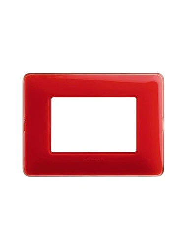 Placa 3 Modulos Bticino Matix Coral Con Soporte SAM4803CRDF