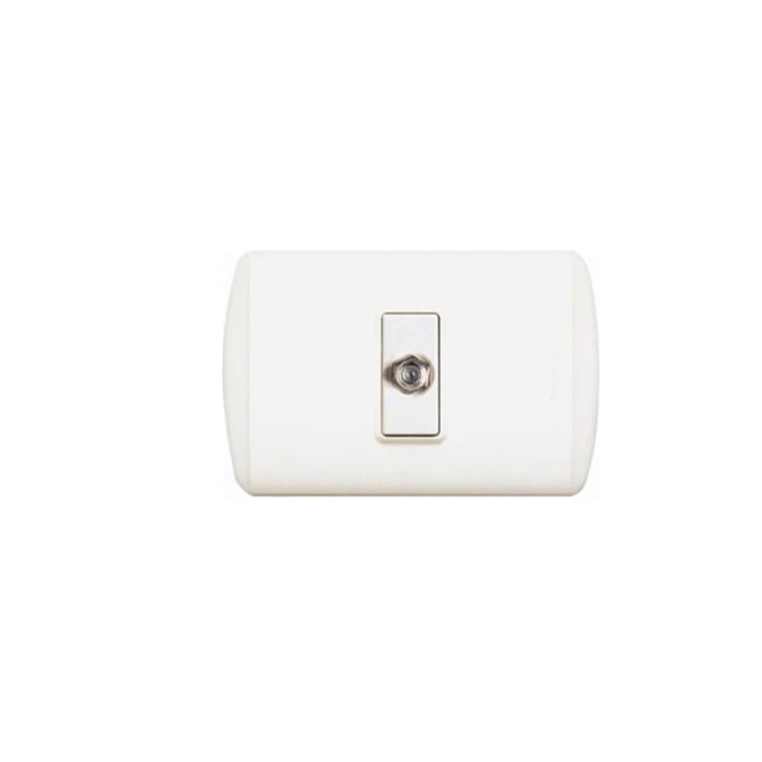 Toma Coaxial Tv Blanca Modus Plus 1152bn 1