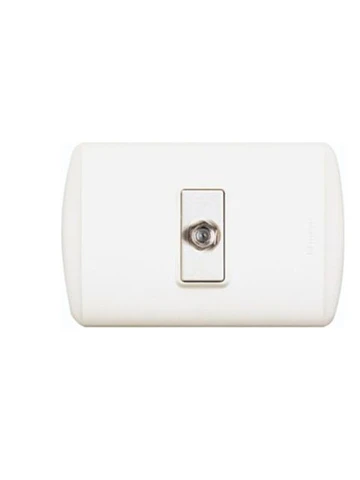 Toma Coaxial Tv Blanca Modus Plus 1152bn