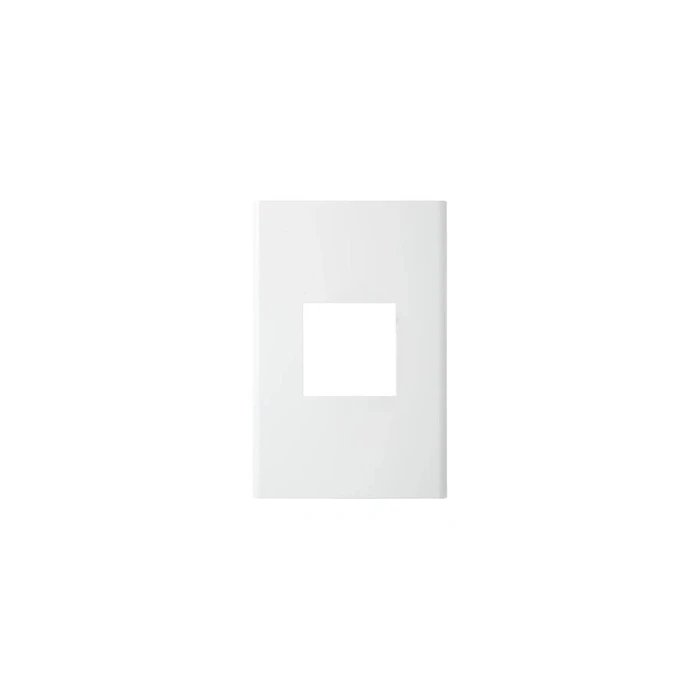 Placa 11/2 Posicion Con Soporte Blanco Halux Series Clio