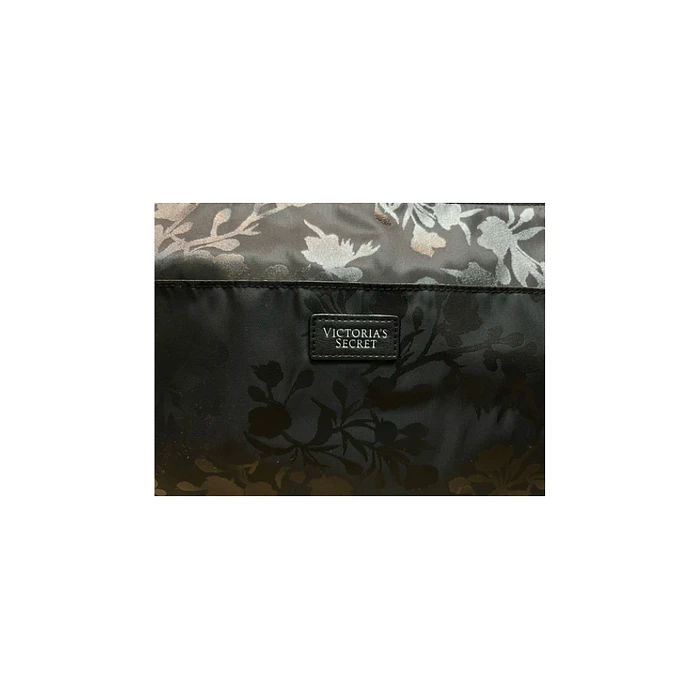 Montura Negra Para Bolso Victoria's Secret, Color Negro, Correa De Hombro Negra, Diseño De Tela, Flores 3