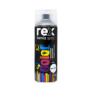 Barniz Spray Incoloro Brillante Rex 400ml