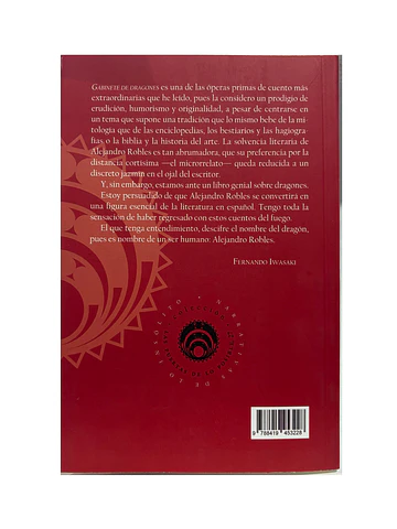 Libro Gabinete de dragones, Alejandro Robles