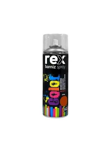Barniz En Spray Secado Rápido Rex 400ml Caoba