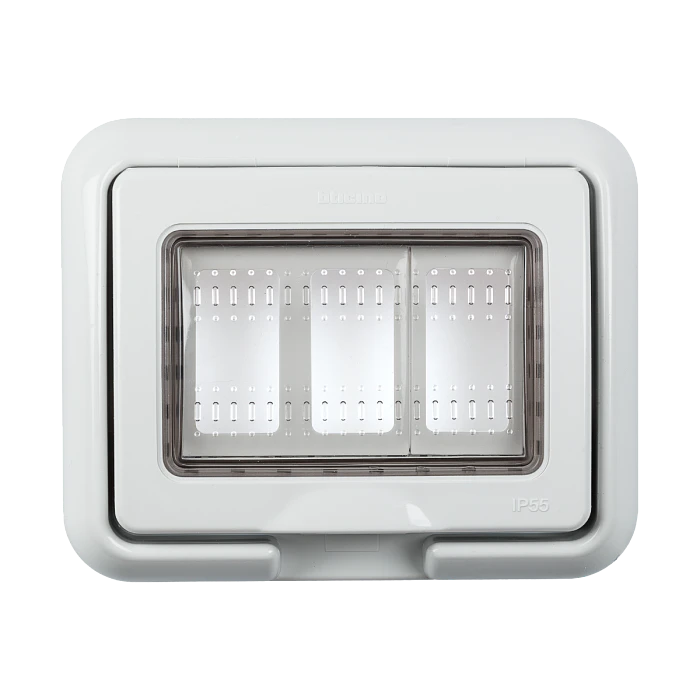 Tapa Idrobox 3 Modulos Ip 55 25603/p 2