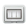 Tapa Idrobox 3 Modulos Ip 55 25603/p 2