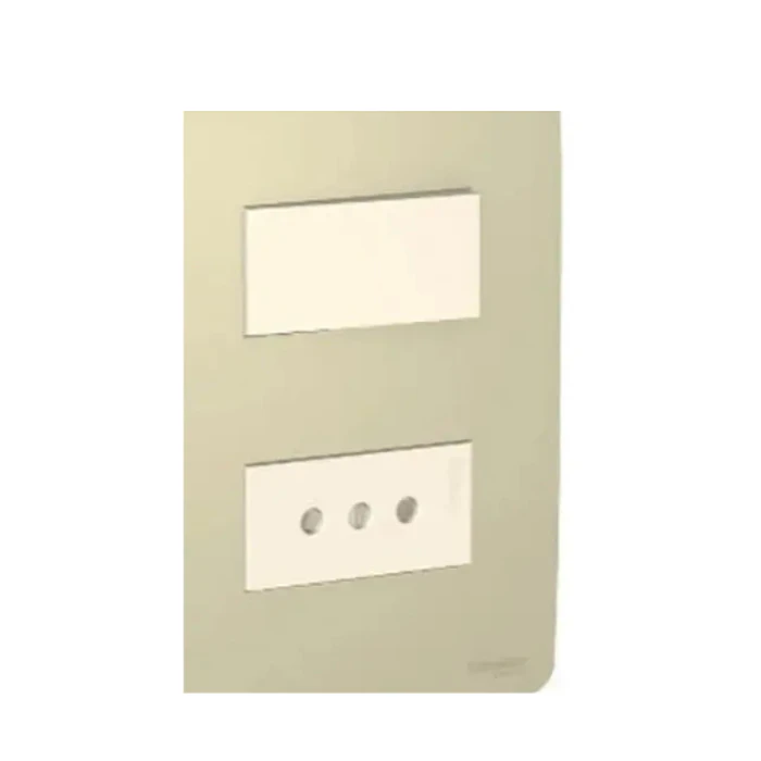 Enchufe Simple + Interruptor Dorado/bige Schneider Orion  S713208234  2