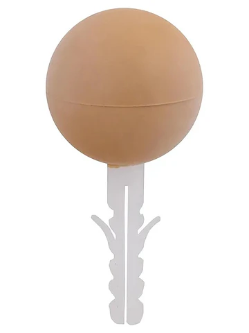 Tope de puerta esférico 35mm Beige