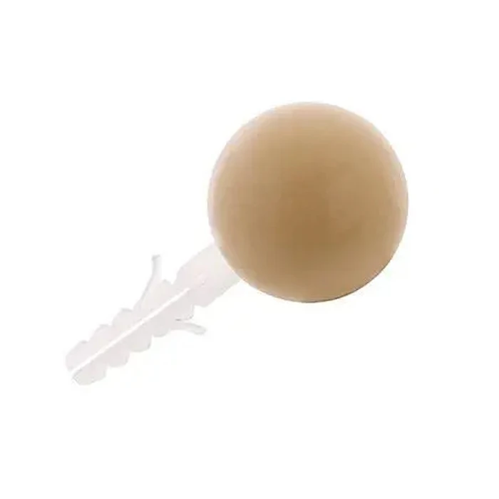 Tope de puerta esférico 35mm Beige 2