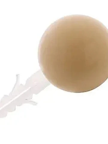 Tope de puerta esférico 35mm Beige
