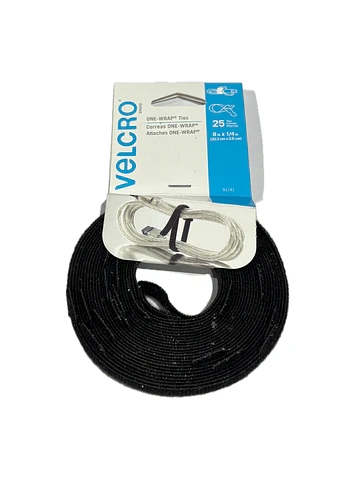 Correa Velcro 20.3 cm x 0.6 cm 25 unidades