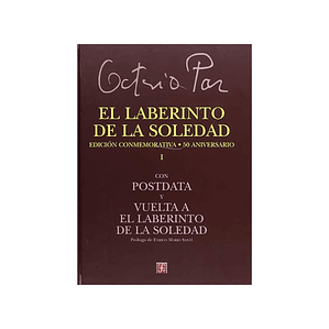 Libro El Laberinto de la Soledad Tomo I y II de Octavio Paz