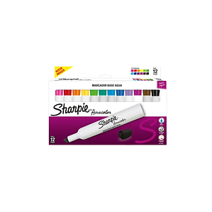 Set Marcadores Sharpie Acuacolor 12 Colores
