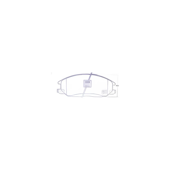 Pastillas de freno delanteras PP1018 para JAC Rein 1