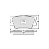 Pastillas de freno traseras PP2766 para Toyota RAV 1