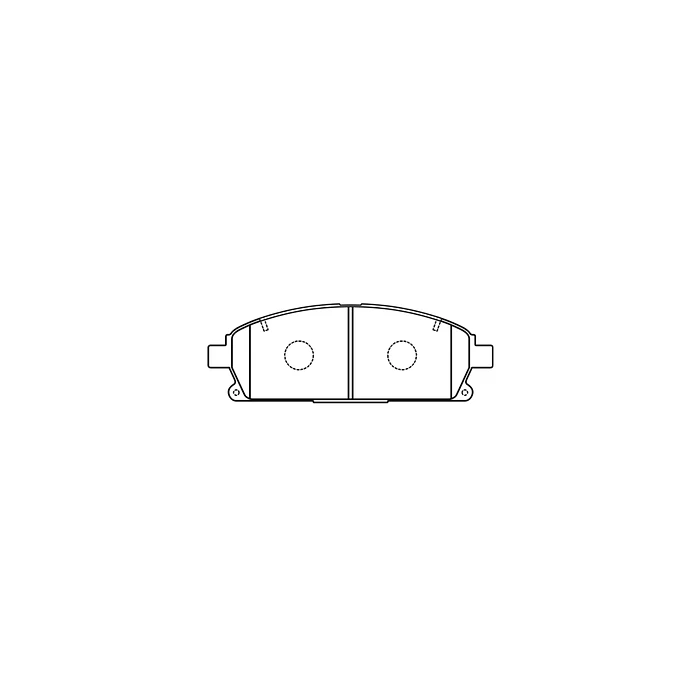 Pastilla de freno delantera Xtrail 2000-2007 PP733 2