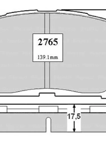 Pastillas de freno delantero Toyota Corola PP2765