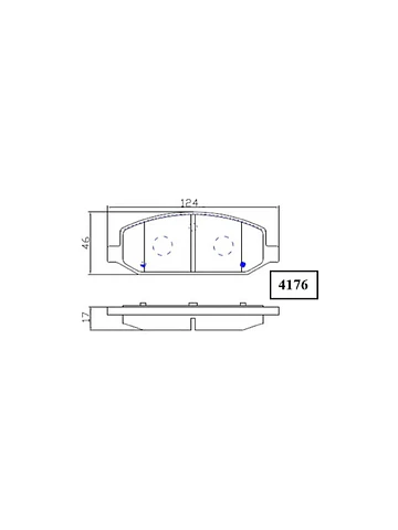 Pastillas de freno delanteras Chevrolet Sail PP4176