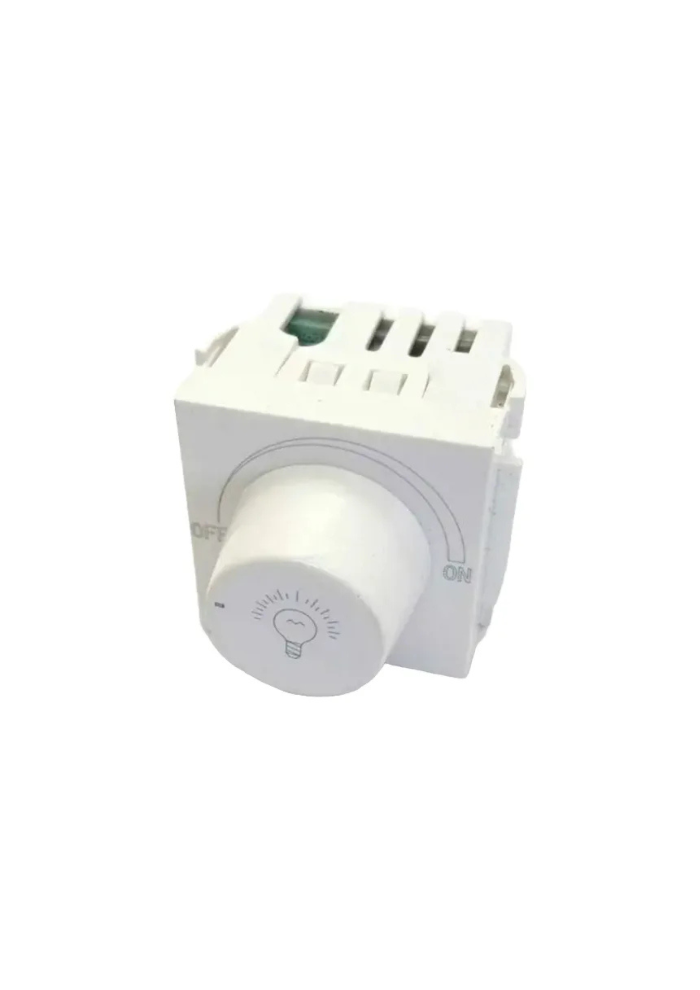 Dimmer 300 W Halux Series Clio con placa y soporte Blanco