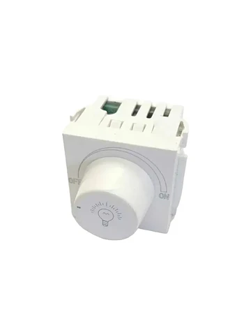 Dimmer 300 W Halux Series Clio con placa y soporte Blanco