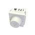 Dimmer 300 W Halux Series Clio con placa y soporte Blanco
