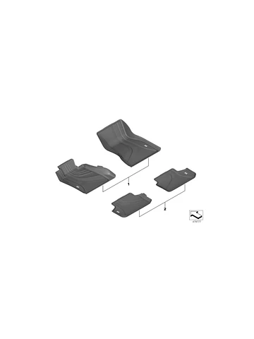 Piso trasero original BMW 51472446336 Para serie 5 G30