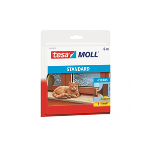 Cinta selladora café 6m x 9 mm Tesa