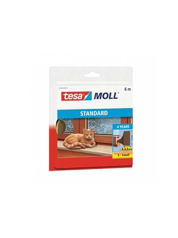 Cinta selladora café 6m x 9 mm Tesa