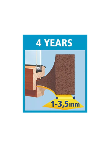 Cinta selladora café 6m x 9 mm Tesa