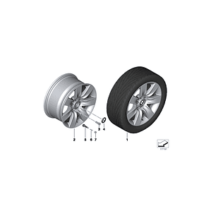 Llanta original BMW 36116775391 para serie 5 y 7 Nueva