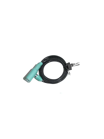 Candado con llave y abrazadera bicicleta 12x1500 mm