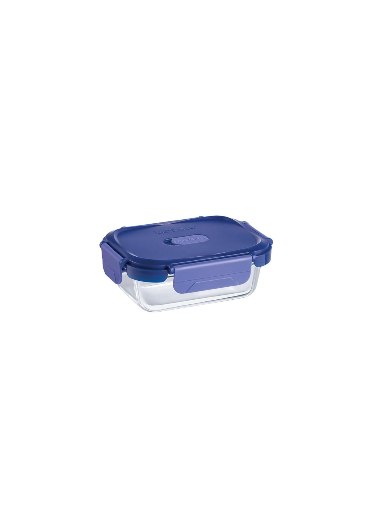 Contenedor De Vidrio Hermético Rectangular 650mL Luminarc