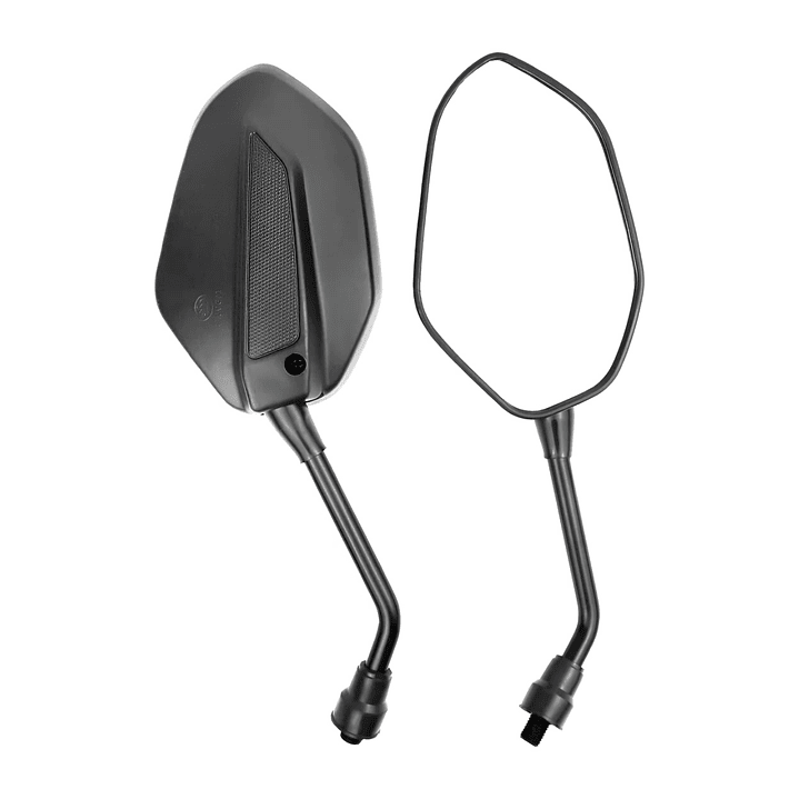 Juego espejos universales para moto hilo 8 mm 1