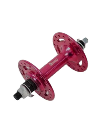 Maza delantera pista aluminio QI & SU (36H) roja QS-437