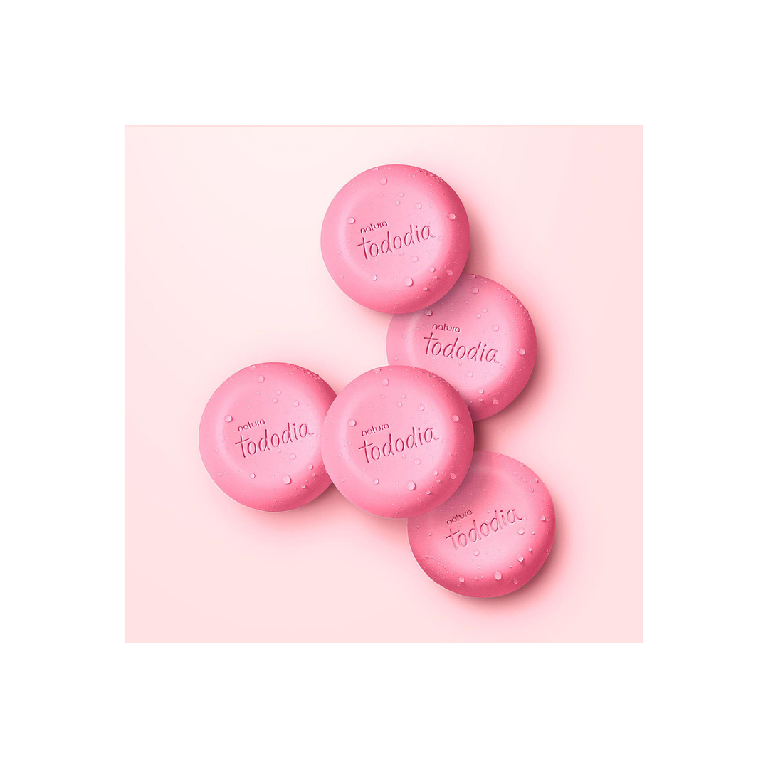 Jabón tocador Frambuesa Pimienta Rosa Natura 5 uni  2