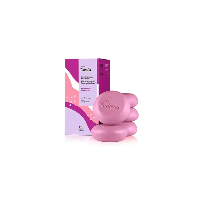 Jabón tocador Ciruela y Flor de Vainilla Natura 5 uni 1