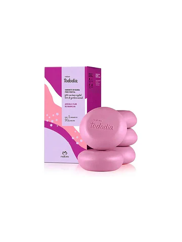 Jabón tocador Ciruela y Flor de Vainilla Natura 5 uni