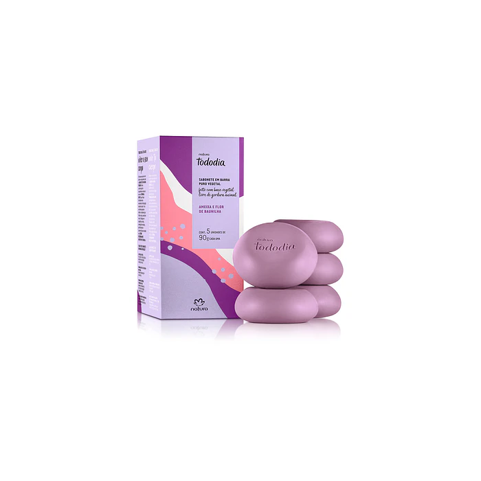 Jabón tocador Ciruela y Flor de Vainilla Natura 5 uni 2