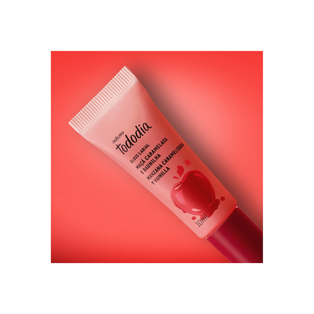 Gloss Labial manzana Caramelizada y Vainilla 10 ml Natura 2