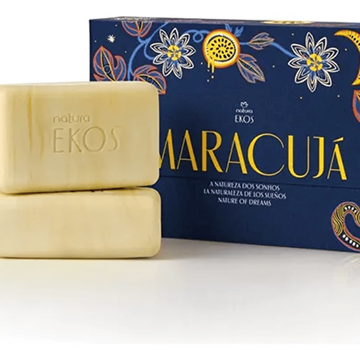 Jabón en barra Ekos Maracuja 4 uni 100 gr Natura 1