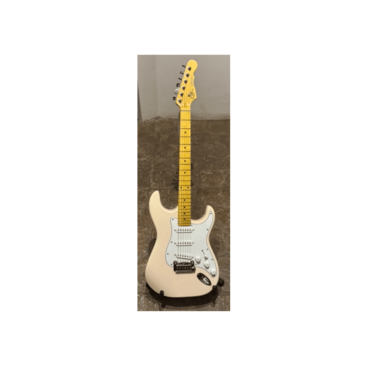 Guitarra eléctrica G&L Trib Legacy MP Stratocaster White 2