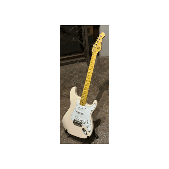 Guitarra eléctrica G&L Trib Legacy MP Stratocaster White 3