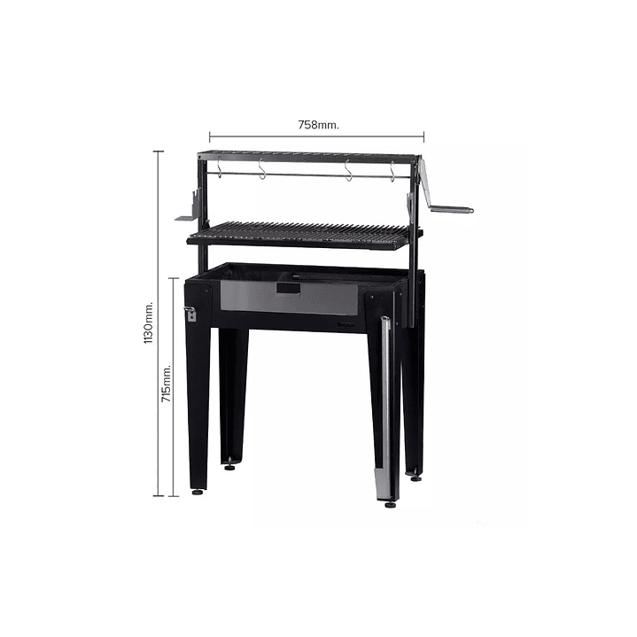 Parrilla a carbón Maiten Bosca 3