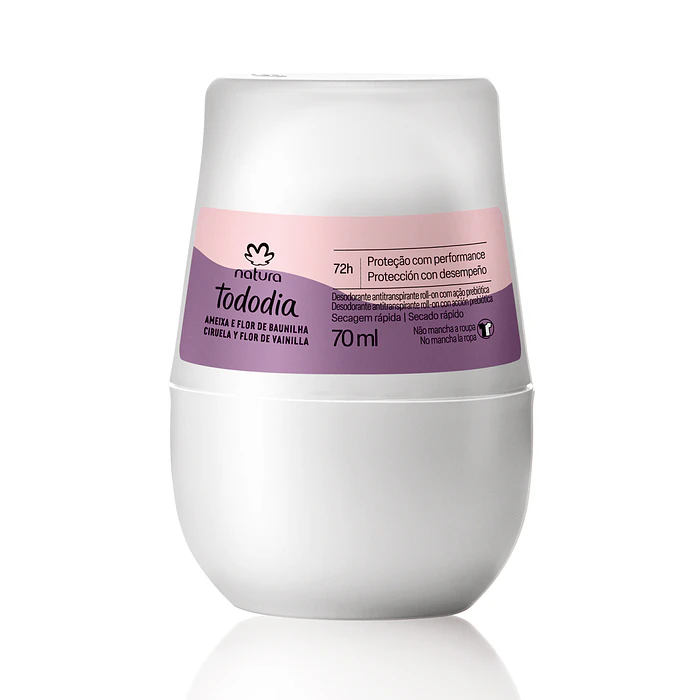 Desodorante roll-on Ciruela y Flor de Vainilla 70 ml Natura 1