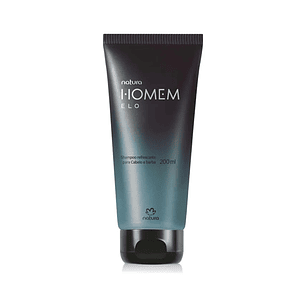 Shampoo refrescante cabello y barba Homem ELO Natura 200ml