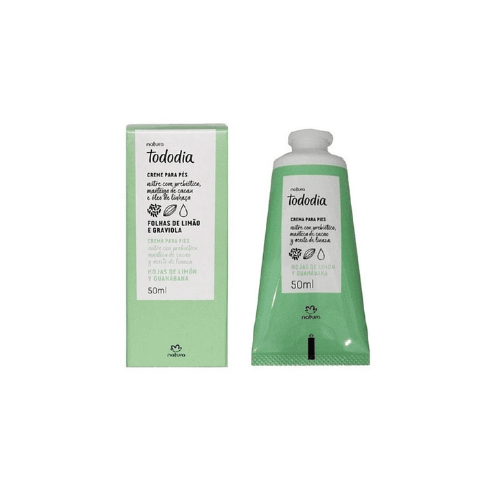 Crema para pies Hojas de Limón y Guanabana Natura 50ml 2