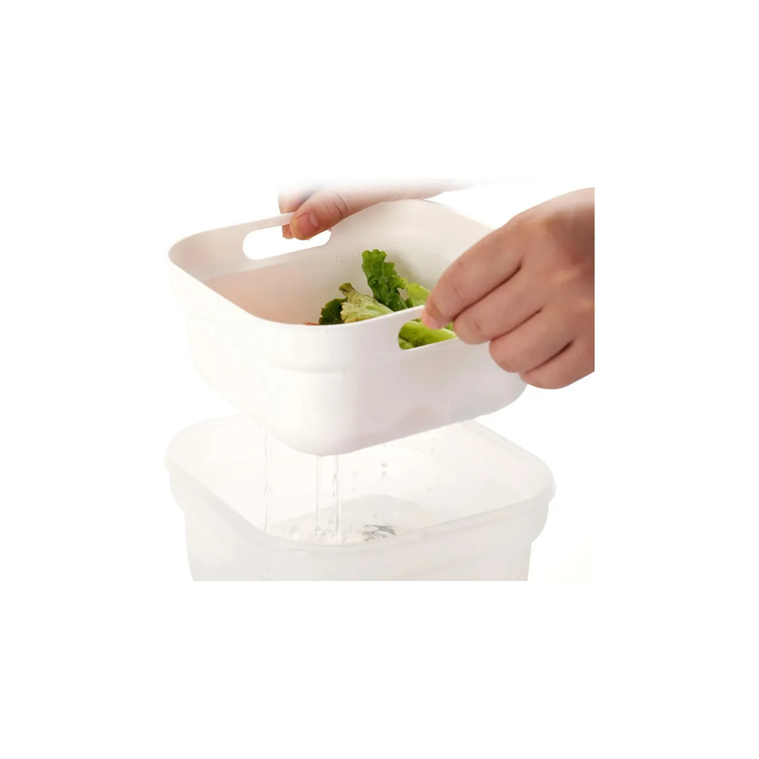 Multi rallador con Mango blanco 18x18x11.5 cm 3